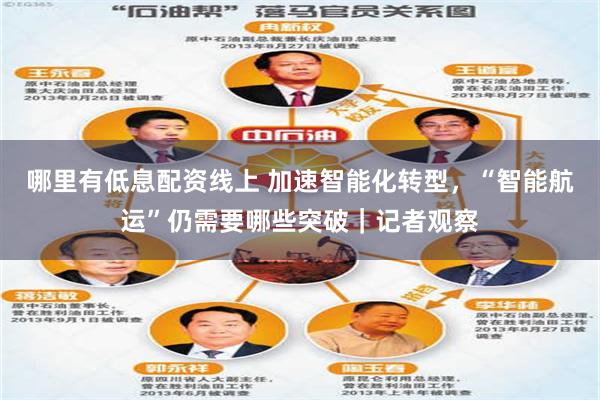 哪里有低息配资线上 加速智能化转型，“智能航运”仍需要哪些突破｜记者观察