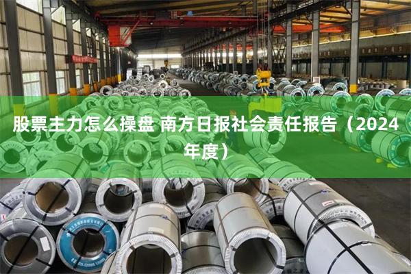 股票主力怎么操盘 南方日报社会责任报告（2024年度）