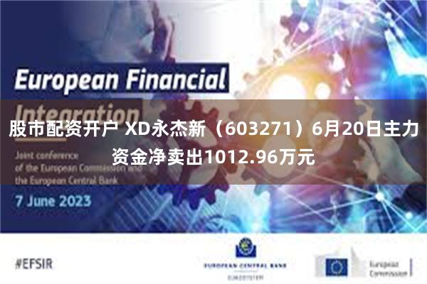 股市配资开户 XD永杰新（603271）6月20日主力资金净卖出1012.96万元