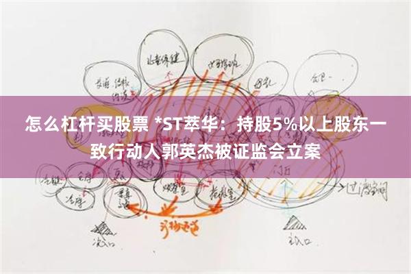 怎么杠杆买股票 *ST萃华：持股5%以上股东一致行动人郭英杰被证监会立案