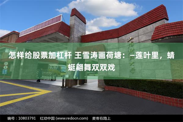 怎样给股票加杠杆 王雪涛画荷塘：—莲叶里，蜻蜓翩舞双双戏