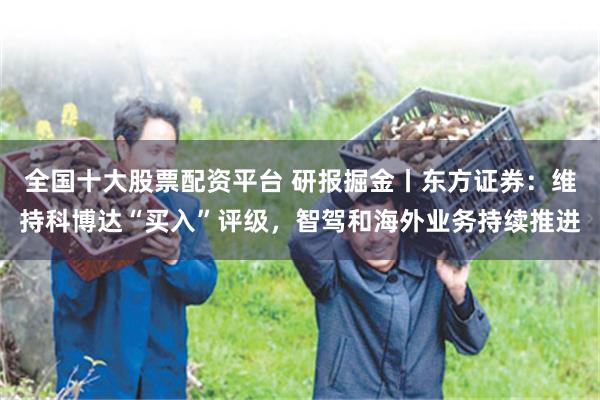 全国十大股票配资平台 研报掘金丨东方证券：维持科博达“买入”评级，智驾和海外业务持续推进