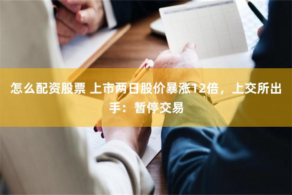怎么配资股票 上市两日股价暴涨12倍，上交所出手：暂停交易