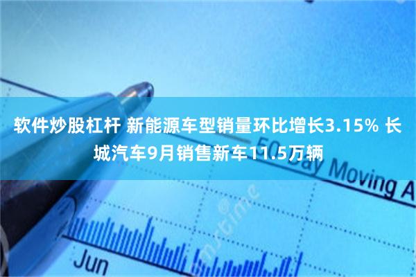 软件炒股杠杆 新能源车型销量环比增长3.15% 长城汽车9月销售新车11.5万辆