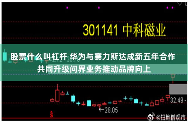 股票什么叫杠杆 华为与赛力斯达成新五年合作 共同升级问界业务推动品牌向上