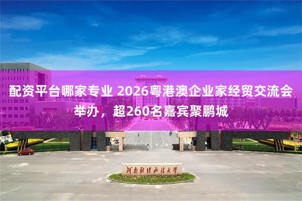 配资平台哪家专业 2026粤港澳企业家经贸交流会举办，超260名嘉宾聚鹏城